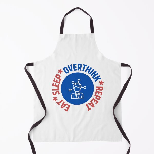 Item preview, Eat Sleep Overthink Repeat designed and sold by RedTomasB.