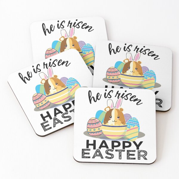 Item preview, Cute Guinea Pig Hamster Bunny Ears Easter Egg Hunt Risen designed and sold by alltheprints.