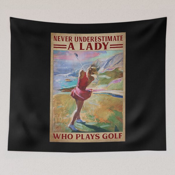 Item preview, Never Underestimate A Lady Who Plays Golf  Lady Plays Golf  Women Plays Golf  designed and sold by diegelorneishbx.