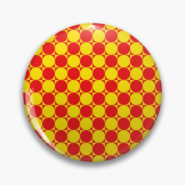 Item preview, red and yellow retro abstract geometrical pattern designed and sold by pauloneill-art.