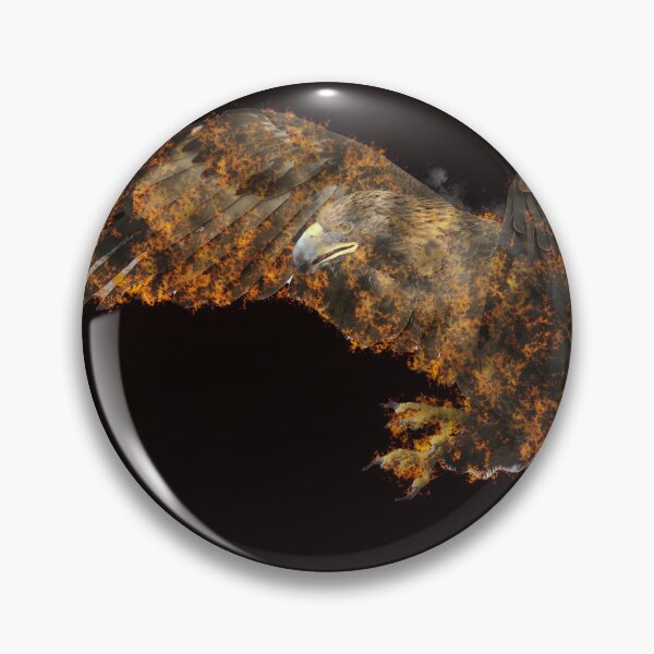 Item preview, fire eagle t-shirt | burning fire eagle  designed and sold by KARTICK DUTTA.