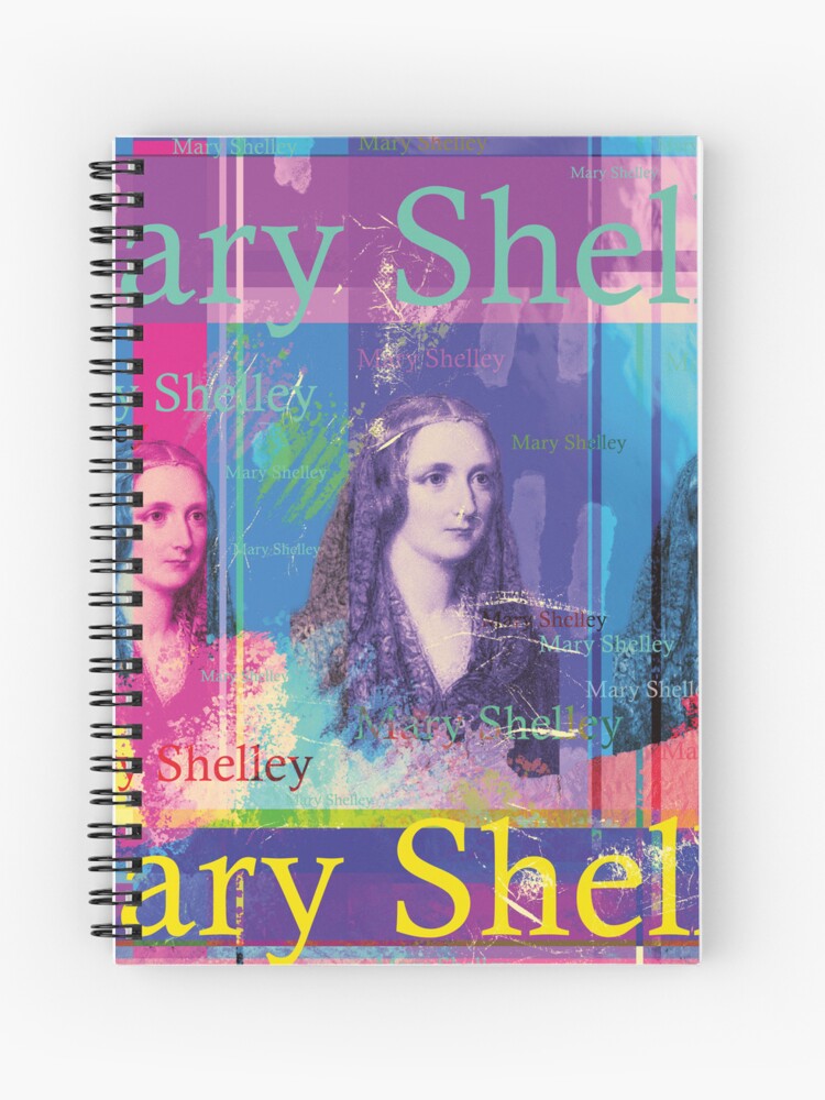 Cahier A Spirale Beau Portrait De Mary Shelley Ecrivain Anglais Bien Connu Frankenstein Boutique D Art Originale Accessoires Esthetiques Et Cadeaux Mallybeau Mauswohn Par Mauswohn Redbubble