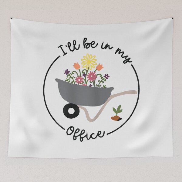 Item preview, I'll Be In My Office Garden Funny Distressed Gardening  designed and sold by AdonisShop.