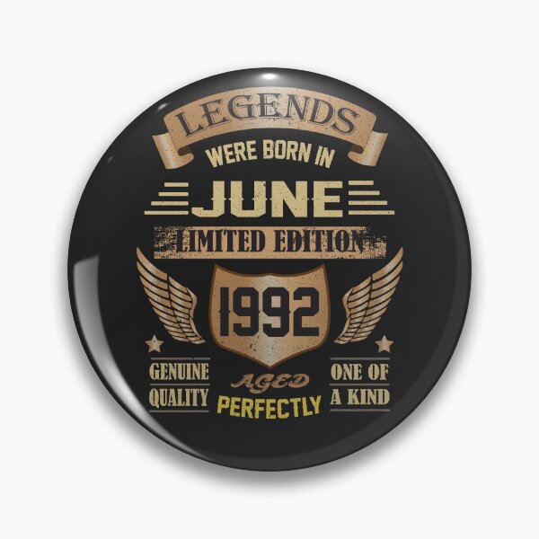 Item preview, Legends were born in June 1992-30th Mothers & Fathers day gift designed and sold by BahaaIB.