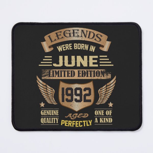 Item preview, Legends were born in June 1992-30th Mothers & Fathers day gift designed and sold by BahaaIB.