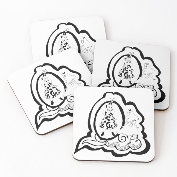 Item preview, Through the Looking Glass monochrime designed and sold by OxPsySoc.