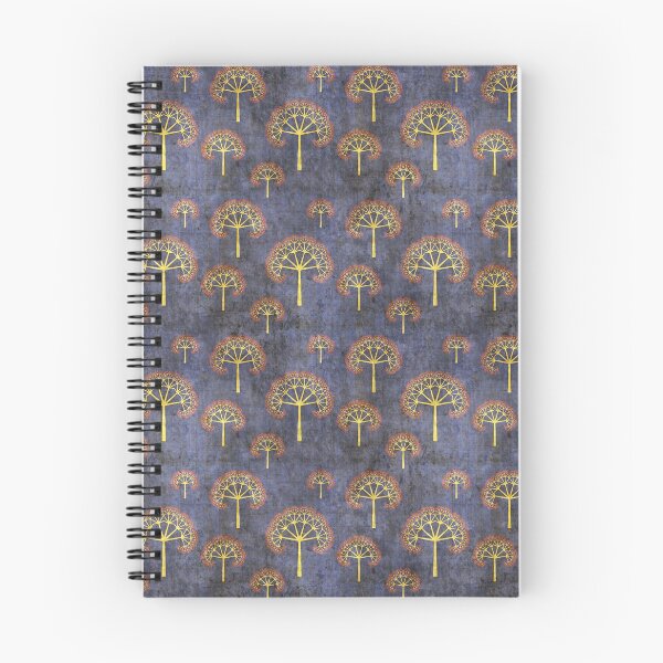 Item preview, Dandelion Umbrellas Pattern Blue Brown Beige designed and sold by EDDArt.