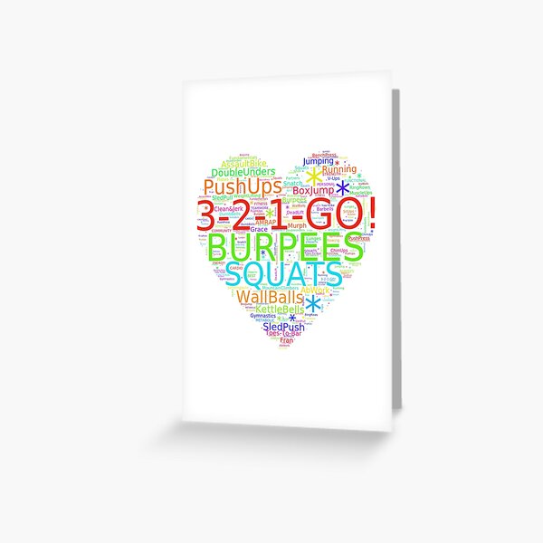 Gym Lovers Birthday Card Crossfit Birthday Card -  Portugal