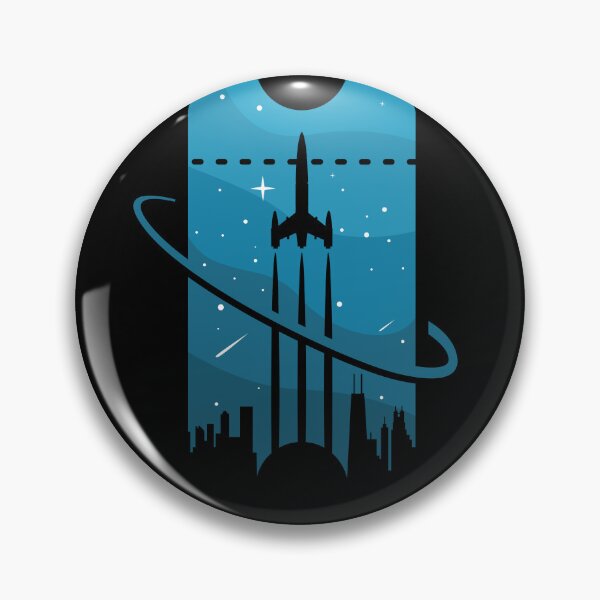 Item preview, Spaceship Astronaut Launch Flying to the Moon designed and sold by BakaOutfit.