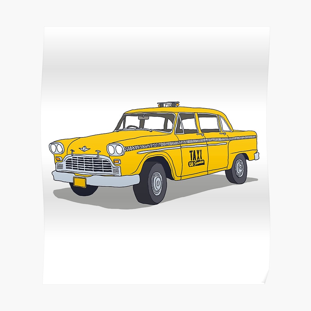 New York Vintage Scene Yellow Taxi Cabs Light Switch Cover Skin Sticker Decal 