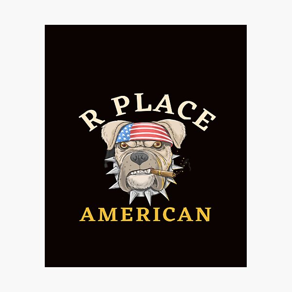 Artikel-Vorschau von R Platzieren Sie die amerikanische Bulldogge, designt und verkauft von Nero9o.