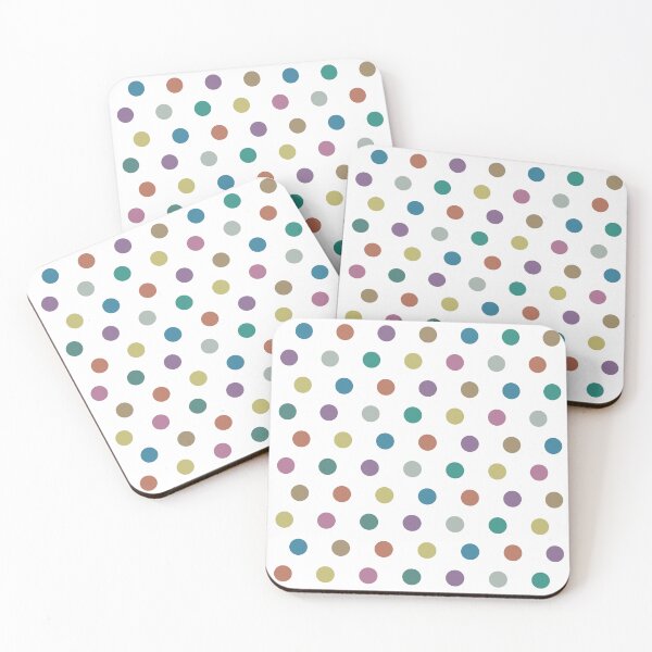 Item preview, Clasic Polka Dot Pattern_Morandi Color 1_white designed and sold by mimihuang creations.