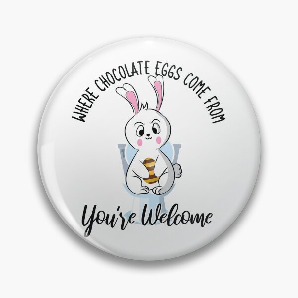 Item preview, Where Chocolate Eggs Come From Easter Potty Poop designed and sold by alltheprints.