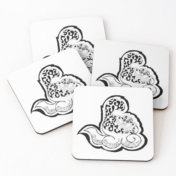 Item preview, Mad Kitty monochrome designed and sold by OxPsySoc.