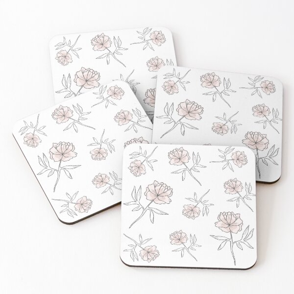 Item preview, Pink Peonies Pattern designed and sold by TheMajesticGoat.
