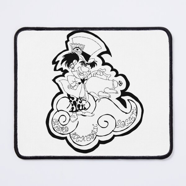 Item preview, Mad Hatter monochrome designed and sold by OxPsySoc.