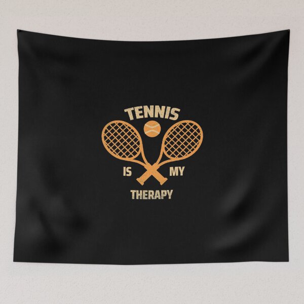 Item preview, Funny Tennis Quote Tennis Is My Therapy Classic T-Shirt designed and sold by laureljusjv.