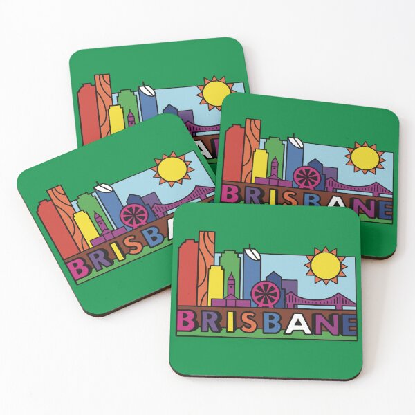 Item preview, BRISBANE - simplified [Jesse Irwin Art] designed and sold by JesseIrwinArt.