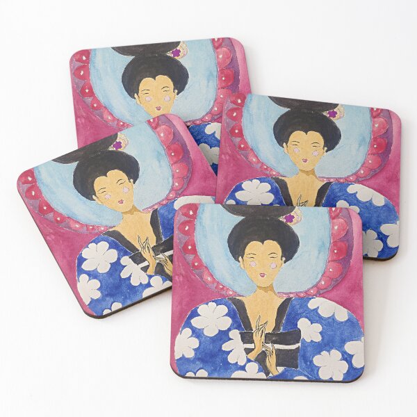Item preview, hand painted watercolor Tang Dynasty beauty designed and sold by quinnstyle.