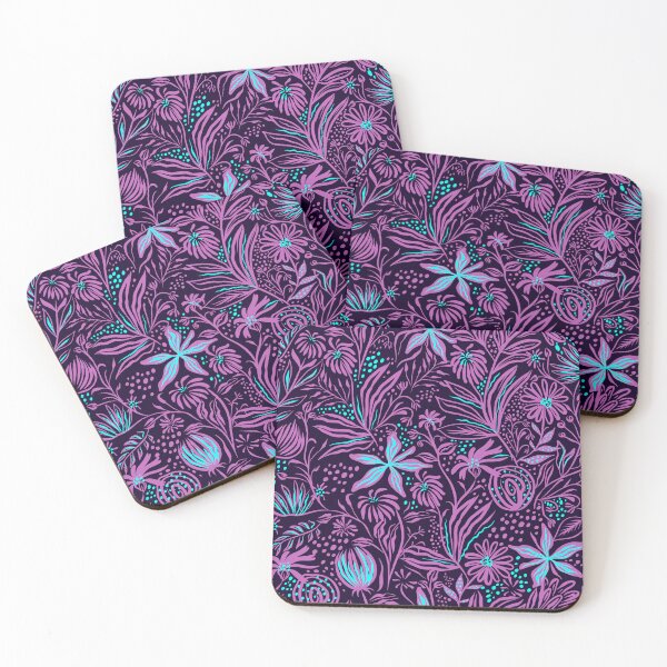 Item preview, Pretty Floral Pink Purple Pattern designed and sold by livianasgifts.