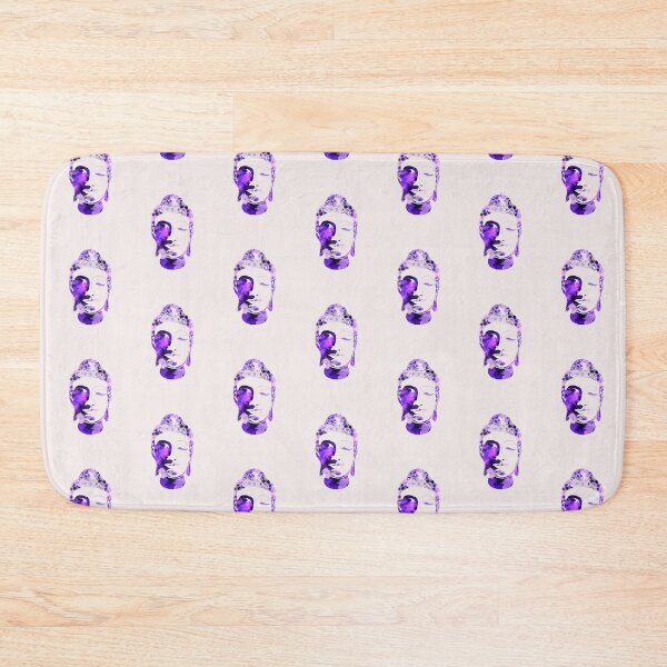 Item preview, Hand drawn Buddha Silhouette with Cool Purples designed and sold by AMSonArt.