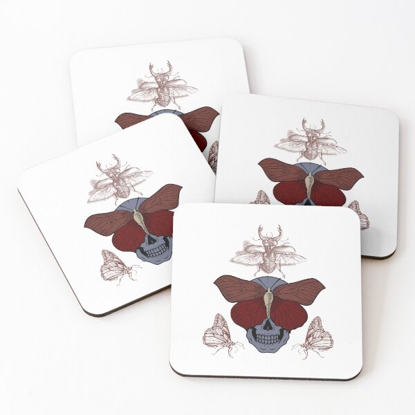 Item preview,  Burgund-brown skull-butterfly designed and sold by KS-Y.