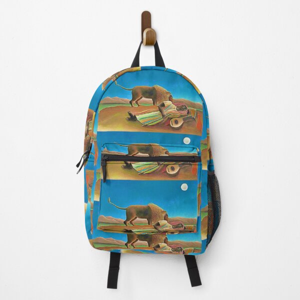 Item preview, Henri Rousseau's The Sleeping Gypsy (La Bohémienne endormie) (1897) famous painting (digitally enhanced by WatermarkNZ Press) designed and sold by CristalleLisa.