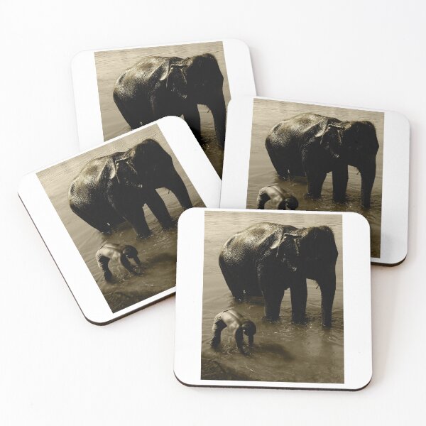 Item preview, MAN AND ELEPHANT NEPAL  designed and sold by DanaMire.
