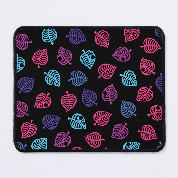 Item preview, Nook Leaf Aloha Logo - Retrowave / Cyberpunk colors designed and sold by TheMajesticGoat.