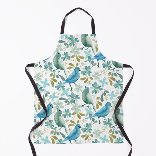 Item preview, Blue bird with Florals designed and sold by Deborah Wainwright.
