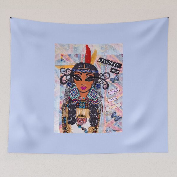 Item preview, (French Version) Celebrate You - First Nations (White) designed and sold by Susan Christopher.