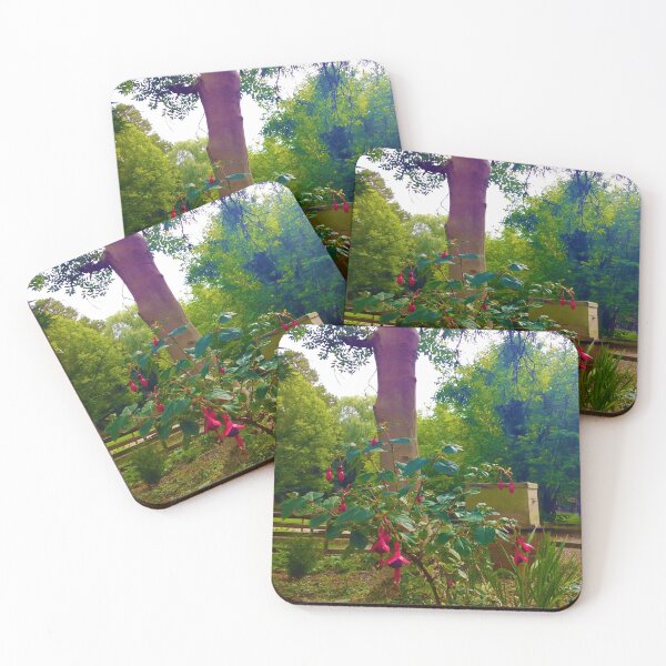 Item preview, #185 |☼| Hardy / Hummingbird Fuchsia Flowers - Landscape Shot (Elsham Hall, Gardens & Country Park) designed and sold by Naean H.F. (Nez Man).
