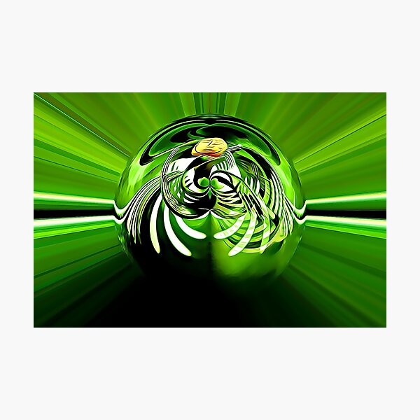 Item preview, abstract art green modern designed and sold by MIKAFXSTORE.