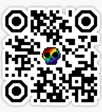 I hate QR codes Sticker