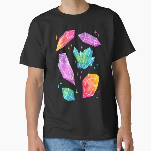 Item preview, Watercolor Crystals // Black | Nikury designed and sold by nikury.