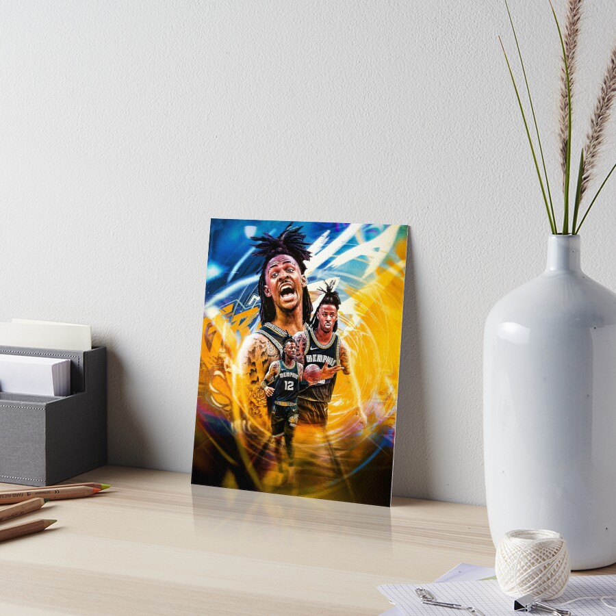 Ja Morant Art Board Print for Sale by KhalifaAnur