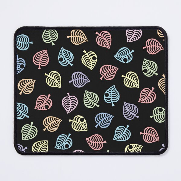 Item preview, Nook Leaf Aloha Logo - Rainbow Pastel Colors on Black designed and sold by TheMajesticGoat.