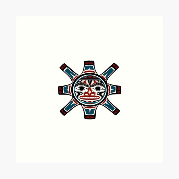 Vista previa del artículo con la obra «sol tribal», diseñado y vendido por NINUNO.