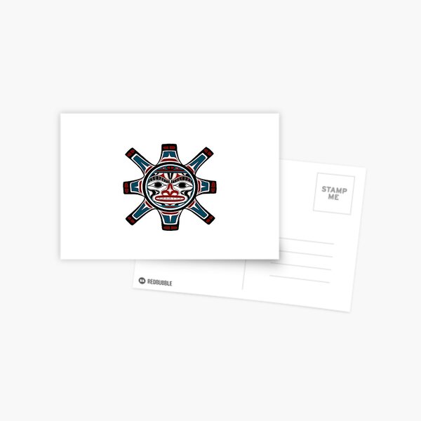 Tribal Sun Postcard