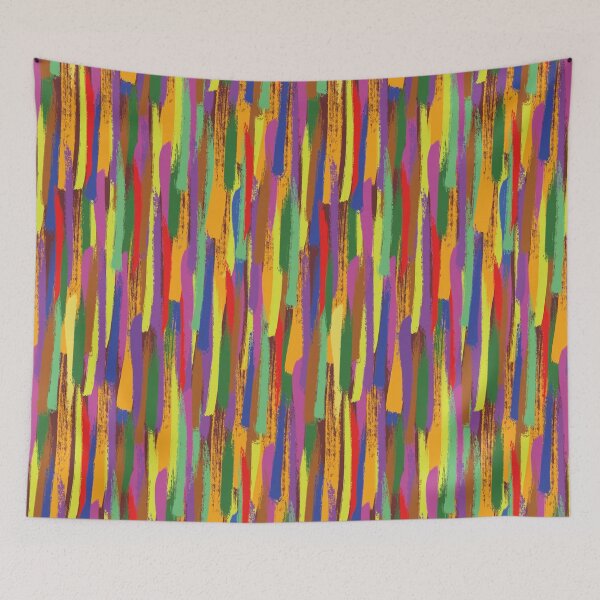 Item preview, Colorful Brush Pattern designed and sold by DiHK.