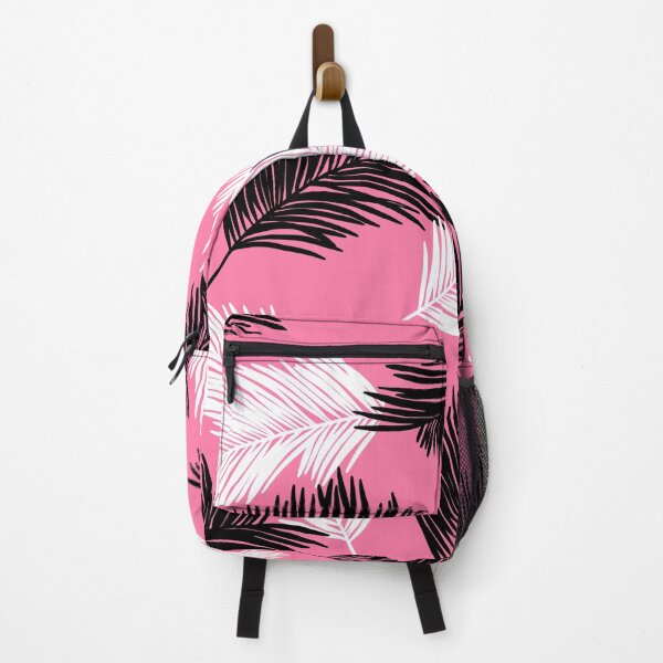 Item preview, Tropical Wild Leaves Pattern Palm on Pink designed and sold by GraphicsClub.
