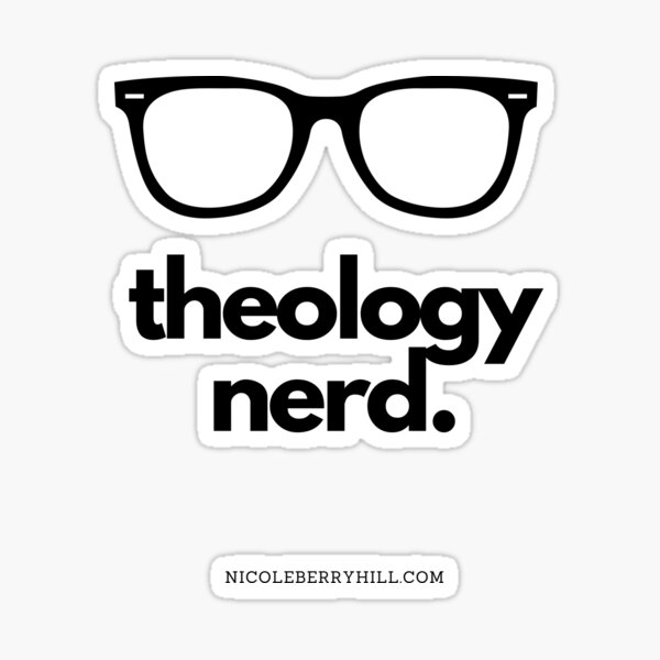 Theology Nerd religious humor Sticker