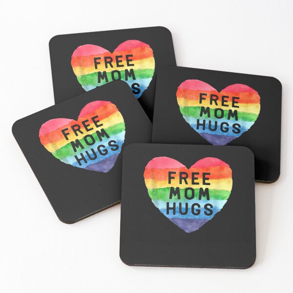 Item preview, Free Mom Hugs LGBT Flag Gay Lesbian Pride Parades Rainbow designed and sold by David231231.