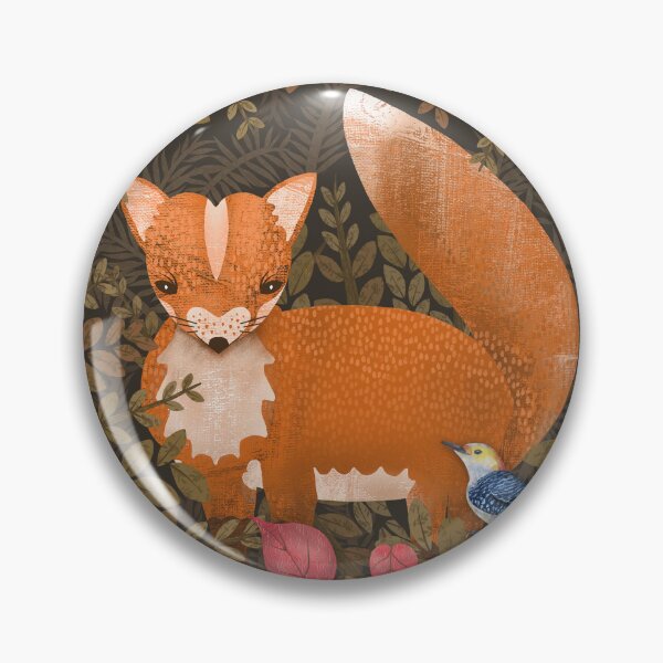 Item preview, The Fox and the Woodpecker designed and sold by Ornate Flair.