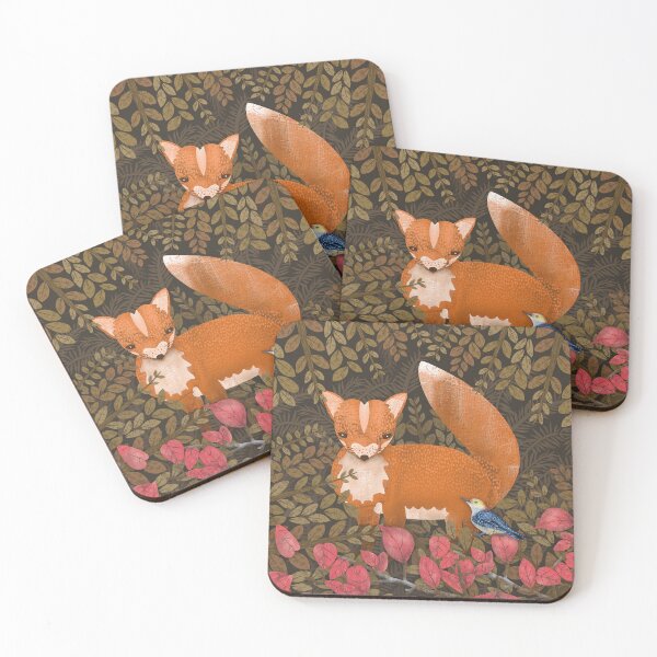 Item preview, The Fox and the Woodpecker designed and sold by Ornate Flair.