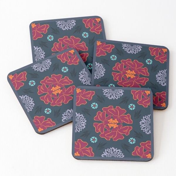 Item preview, Marigold Flower Pattern designed and sold by dryskCreative.