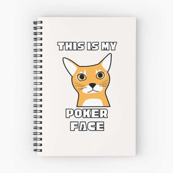 Item preview, Poker Face Cat - Funny And Sarcastic designed and sold by Hic21.