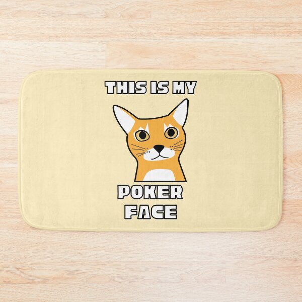 Item preview, Poker Face Cat - Funny And Sarcastic designed and sold by Hic21.