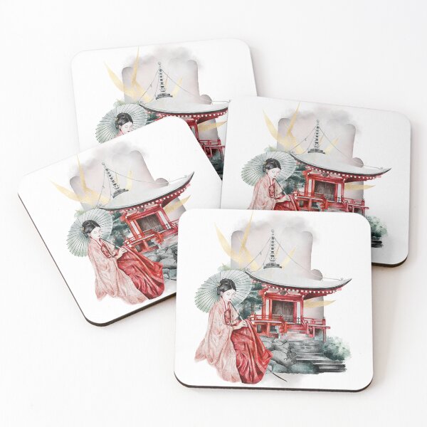 Item preview, Geisha Girl Japanese Artwork designed and sold by Blok45.