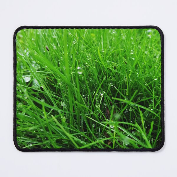 Item preview, Save nature, dew grass, nature lovers, green leaves, pattern designed and sold by Collagedream.